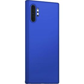 Microsonic Matte Silicone Samsung Galaxy Note 10 Plus Mavi Cep Telefonu Kılıfı