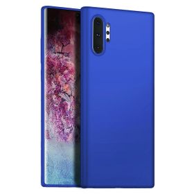 Microsonic Matte Silicone Samsung Galaxy Note 10 Plus Mavi Cep Telefonu Kılıfı
