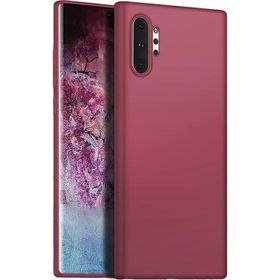Microsonic Matte Silicone Samsung Galaxy Note 10 Plus Mor Cep Telefonu Kılıfı