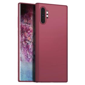 Microsonic Matte Silicone Samsung Galaxy Note 10 Plus Mor Cep Telefonu Kılıfı