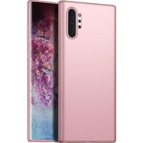 Microsonic Matte Silicone Samsung Galaxy Note 10 Plus Rose Gold Cep Telefonu Kılıfı