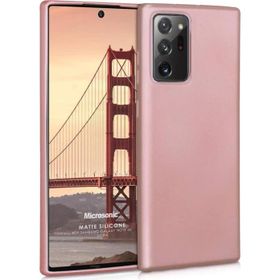 Microsonic Matte Silicone Samsung Galaxy Note 20 Ultra Rose Gold Cep Telefonu Kılıfı