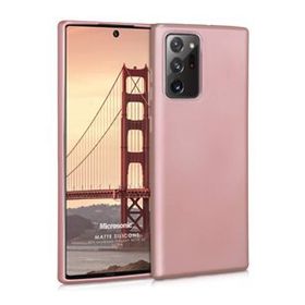 Microsonic Matte Silicone Samsung Galaxy Note 20 Ultra Rose Gold Cep Telefonu Kılıfı