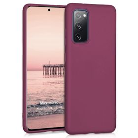 Microsonic Matte Silicone Samsung Galaxy S20 FE Kırmızı Kılıf