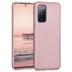 Microsonic Matte Silicone Samsung Galaxy S20 FE Kırmızı Kılıf
