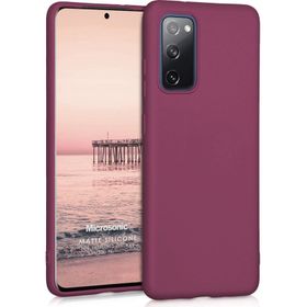 Microsonic Matte Silicone Samsung Galaxy S20 FE Kırmızı Kılıf