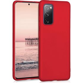 Microsonic Matte Silicone Samsung Galaxy S20 FE Kırmızı Kılıf