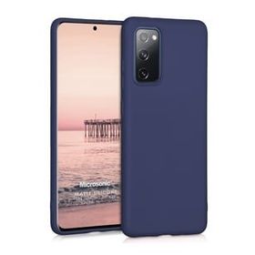 Microsonic Matte Silicone Samsung Galaxy S20 FE Lacivert Kılıf