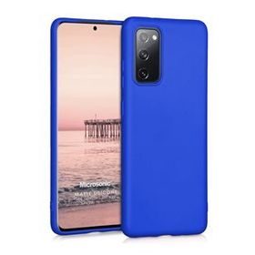 Microsonic Matte Silicone Samsung Galaxy S20 FE Mavi Cep Telefonu Kılıfı
