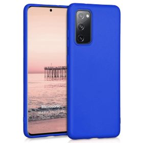 Microsonic Matte Silicone Samsung Galaxy S20 FE Mavi Cep Telefonu Kılıfı