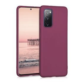 Microsonic Matte Silicone Samsung Galaxy S20 FE Mor Cep Telefonu Kılıfı