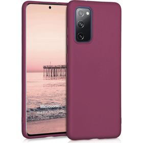 Microsonic Matte Silicone Samsung Galaxy S20 FE Mor Cep Telefonu Kılıfı