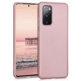 Microsonic Matte Silicone Samsung Galaxy S20 FE Rose Gold Cep Telefonu Kılıfı
