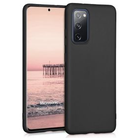 Microsonic Matte Silicone Samsung Galaxy S20 FE Siyah Kılıf