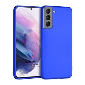 Microsonic Matte Silicone Samsung Galaxy S21 Plus Mavi Cep Telefonu Kılıfı