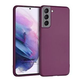 Microsonic Matte Silicone Samsung Galaxy S21 Plus Mor Cep Telefonu Kılıfı
