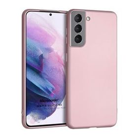 Microsonic Matte Silicone Samsung Galaxy S21 Plus Rose Gold Cep Telefonu Kılıfı