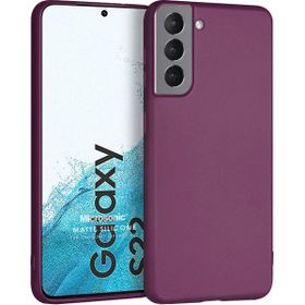 Microsonic Matte Silicone Samsung Galaxy S22 Mor Cep Telefonu Kılıfı