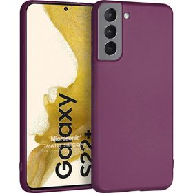 Microsonic Matte Silicone Samsung Galaxy S22 Plus Mor Cep Telefonu Kılıfı
