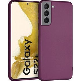Microsonic Matte Silicone Samsung Galaxy S22 Plus Mor Cep Telefonu Kılıfı