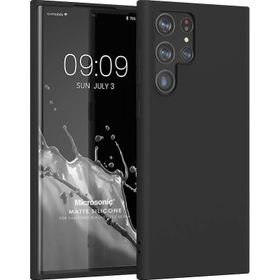 Microsonic Matte Silicone Samsung Galaxy S22 Ultra Siyah Kılıf
