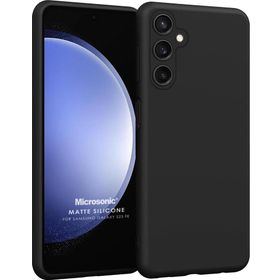 Microsonic Matte Silicone Samsung Galaxy S23 Siyah Kılıf