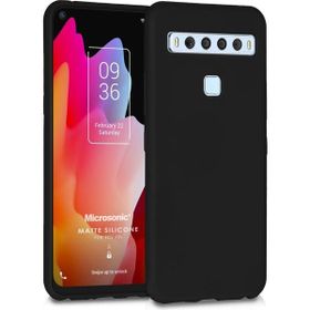 Microsonic Matte Silicone TCL 10L Siyah Cep Telefonu Kılıfı