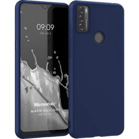 Microsonic Matte Silicone TCL 20E Lacivert Kılıf