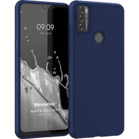 Microsonic Matte Silicone TCL 20E Lacivert Kılıf
