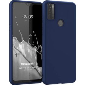 Microsonic Matte Silicone TCL 20E Lacivert Kılıf