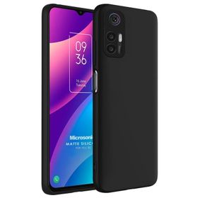 Microsonic Matte Silicone TCL 30 Siyah Kılıf