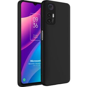 Microsonic Matte Silicone TCL 30 Siyah Kılıf
