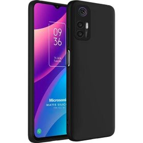 Microsonic Matte Silicone TCL 30 Siyah Kılıf