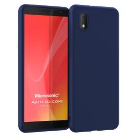 Microsonic Matte Silicone TCL L7 Lacivert Cep Telefonu Kılıfı