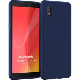 Microsonic Matte Silicone TCL L7 Lacivert Cep Telefonu Kılıfı