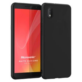 Microsonic Matte Silicone TCL L7 Siyah Cep Telefonu Kılıfı