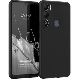 Microsonic Matte Silicone Tecno Pova Neo Siyah Kılıf