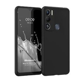 Microsonic Matte Silicone Tecno Pova Neo Siyah Kılıf