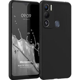Microsonic Matte Silicone Tecno Pova Neo Siyah Kılıf