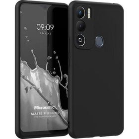 Microsonic Matte Silicone Tecno Pova Neo Siyah Kılıf