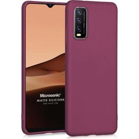 Microsonic Matte Silicone Vivo Y11S Mor Cep Telefonu Kılıfı