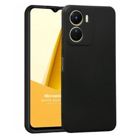 Microsonic Matte Silicone Vivo Y16 Siyah Cep Telefonu Kılıfı