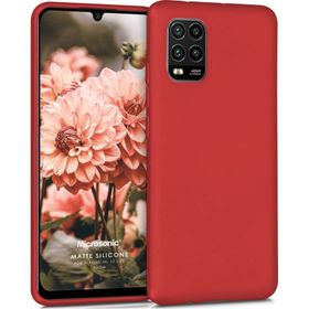 Microsonic Matte Silicone Xiaomi Mi 10 Lite Zoom Kırmızı Kılıf