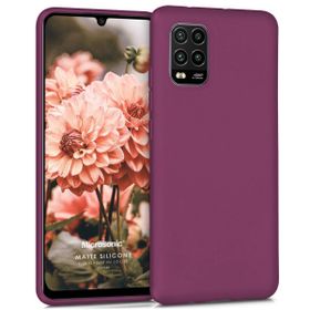 Microsonic Matte Silicone Xiaomi Mi 10 Lite Zoom Mor Cep Telefonu Kılıfı