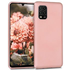 Microsonic Matte Silicone Xiaomi Mi 10 Lite Zoom Rose Gold Cep Telefonu Kılıfı