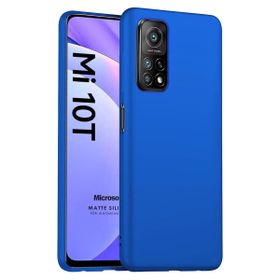 Microsonic Matte Silicone Xiaomi Mi 10 Mavi Cep Telefonu Kılıfı