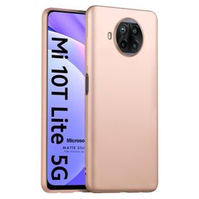 Microsonic Matte Silicone Xiaomi Mi 10T Lite Gold Cep Telefonu Kılıfı