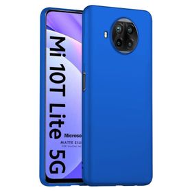 Microsonic Matte Silicone Xiaomi Mi 10T Lite Mavi Cep Telefonu Kılıfı