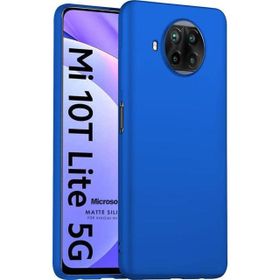 Microsonic Matte Silicone Xiaomi Mi 10T Lite Mavi Cep Telefonu Kılıfı