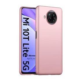 Microsonic Matte Silicone Xiaomi Mi 10T Lite Rose Gold Cep Telefonu Kılıfı